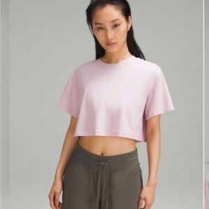 Lululemon Lavender Crop Top size med